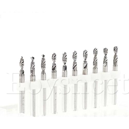 10 Piece Diameter 2.7mm Print Circuit Board Mini CNC Drilling Bits
