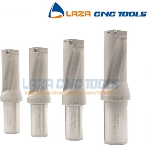 2D 3D U drill 25.5mm-30mm SP/WC Carbide Inserts 26 27 28 29 30mm U dril,coolant High speed drill Use for boring/Mill machine