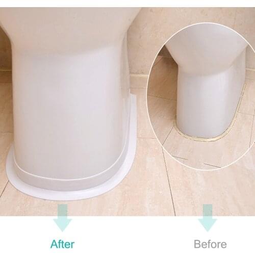 3.2m Caulk Strip For Bathtub Bathroom Caulk Tape Self Adhesive White PVC Waterproof Sealing Tape Edge Protector For Kitchen Bath