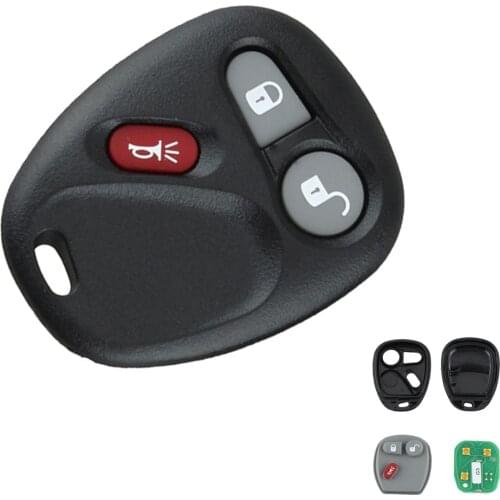 315MHZ 3 Buttons Car Keyless Entry Remote Key Fob with Chip for Cadillac/Chevrolet/GMC/Hummer/Pontiac Torrent 2003-2007
