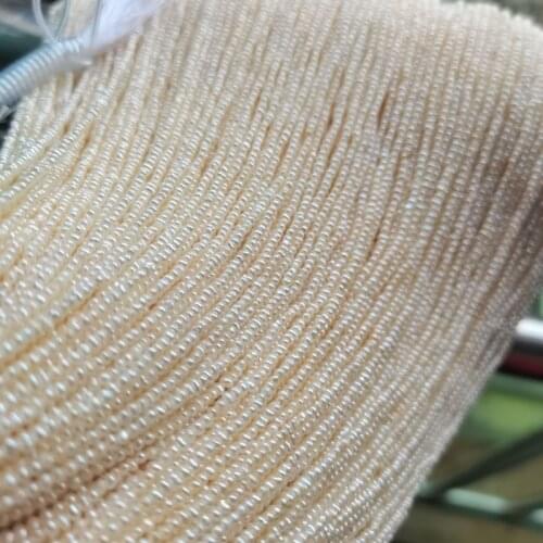 AAA loose beads white freshwater pearl small size 2mm wholesale for DIY for jewelry