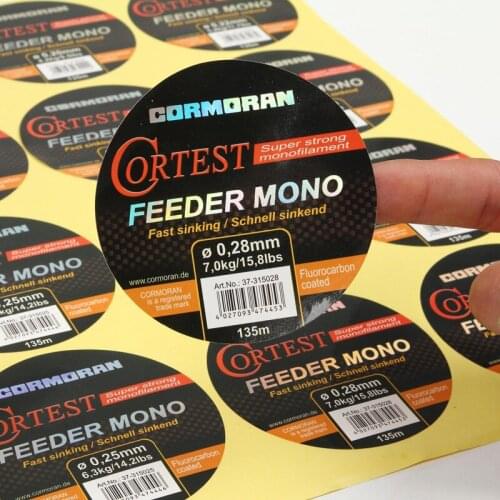 Customized Wholesale Cheap Paint Can Label sticker