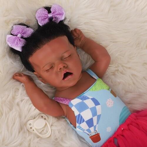 43cm Full Silicone Body Reborn Baby Doll Toy For Girl Vinyl Newborn Princess Bebe Accompanying Toy