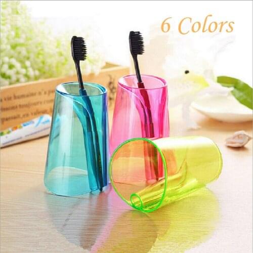 Fashion Simple Transparent Large Capacity Drinking Cup Bathroom Gargle 300 Ml