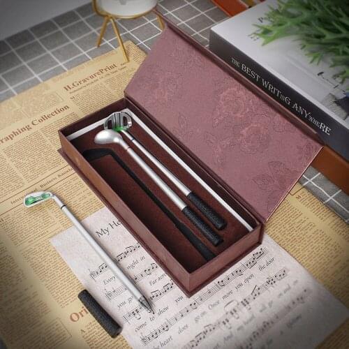 Golf Club Pen Set with Pen Mini Desktop Putting Green Office Desk Decoration Unique Novelty Funny Golf Gifts for Adults Men Dad