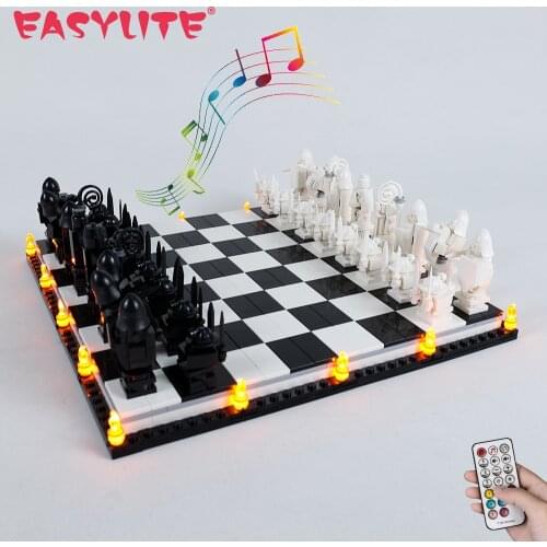 LED Light Set For 76392 Wizard Chess Bricks DIY Toys Only Lighting Kit Not Include Model