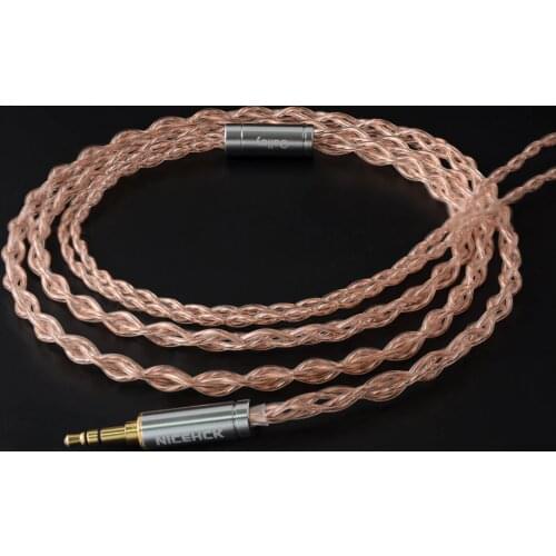 NiceHCK 6N Copper-Silver Alloy and UPOCC OCC Copper Mixed Cable 3.5/2.5/4.4 MMCX/0.78mm 2Pin/qdc2Pin For ZSX C12 NX7/F3 qdcIEM