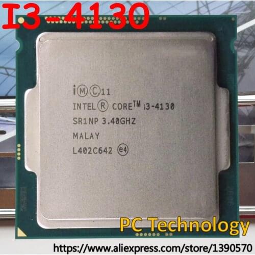 Original Intel CORE I3-4130 3.00GHz 3M LGA1150 54W I3 4130 desktop processor Dual Core CPU Free shipping ship out within 1 day