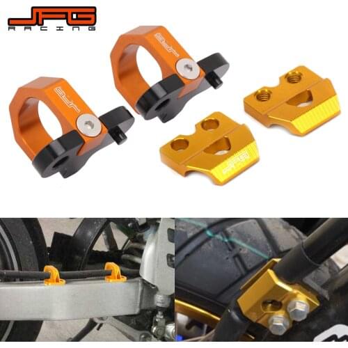 Motorcycle Front Rear Brake Hose Snap Line Hose Holder Cable Clamp For SUZUKI RM125 RM250 01-08 RMZ250 RMZ450 05-14 DRZ400SM