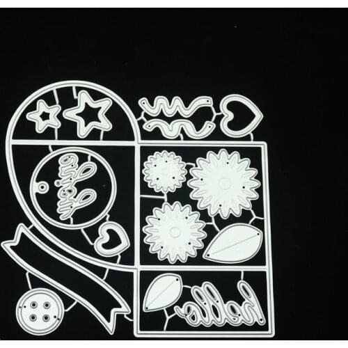 Gift Box 2021 Metal Cutting Dies for DIY Scrapbooking Craft Dies Greeting Card Making Embossing