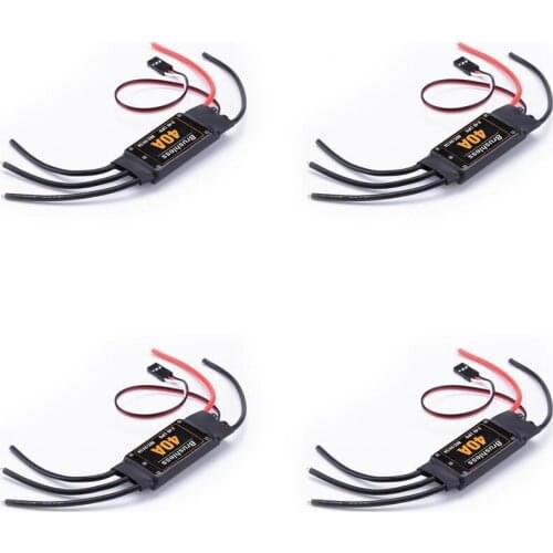 4pcs/lot Brushless 40A ESC Speed Controler 2-4S With 5V 3A UBEC For RC FPV Quadcopter RC Airplanes Helicopter