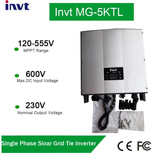 Solar Grid Tie Inverter 5000W with WIFI DC120-550V to AC230V IP65 Ingress Protection Dual MPPT Single-phase Inverter