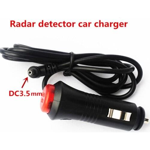 10pcs/ lots Universal DC 3.5mm Outlet 24V to 12V Car Charger Adapter for Radar and Laser Detector