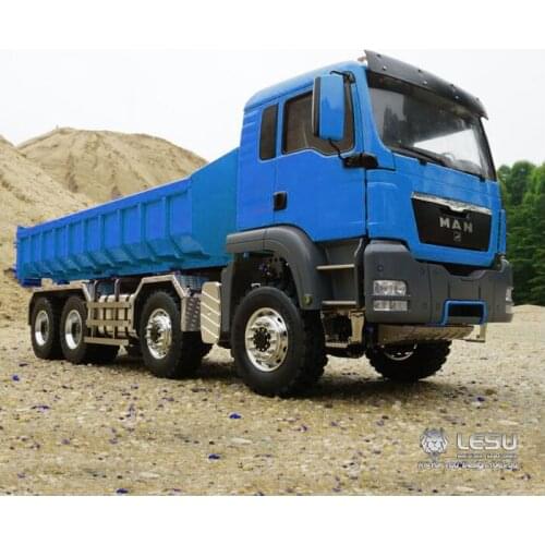 1/14 LESU RC MAN TGS 8*8 Dumper Truck Paint Hydraulic Lifting Roll On/Off Tipper THZH0478-SMT4