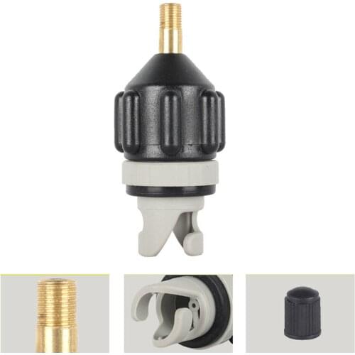 1Pc Inflatable Rowing Boats Air Valve Adaptor Sup Board Kayak Pump Adapters Air Valve Attachment Kayak Accessories kayak boat