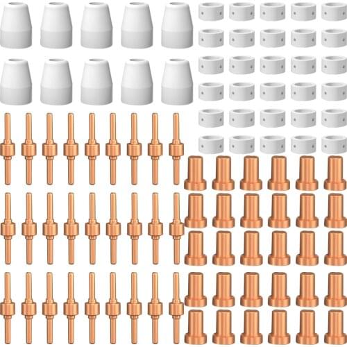 30/40A PT-31 Air Plasma Cutter Cutting Torch Consumables Gun Spare Parts 100pcs