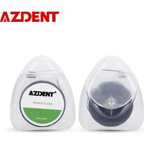 50m/Roll Waxed Dental Flosser Spool Built-In Spool Wire Toothpick Interdental Brush Dental Floss Replacement Core