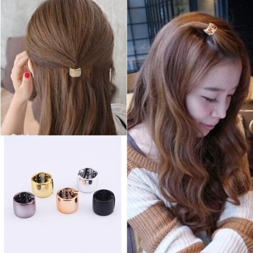 3pcs Crystal Rhinestone Hair Clips Ring Clamps Hairgrip Accessories Hairpins Hair Clips Jewelry for Women Girl