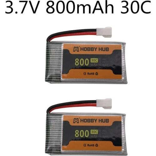 Lipo Battery 3.7V 800mAh 30c For Syma X5 X5C X5SC CX-30 K60 M68 RC Quadcopter Drone Spare Part 3.7 v 902540 battery 2pcs