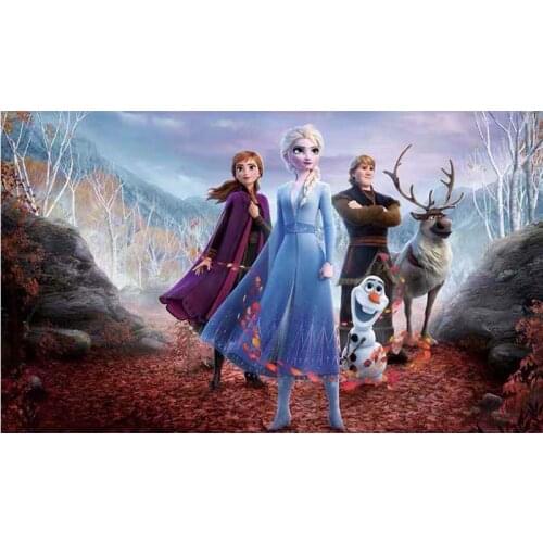 Disney Cartoon Characters Frozen Anna Kristoff 5D DIY Diamond Painting Cross Stitch Full Square/Round Mosaic Home Decor Gift