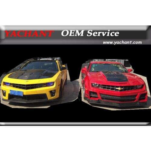 Portion Carbon Fiber Glass FRP Body Kit Fit For 10-2014 Chevrolet Camaro DP Bodykits Front Rear Bumper Side Skirts Fender Flare
