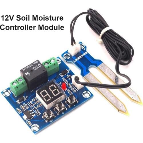 12V Digital Soil Humidity Sensor Controller Irrigation System Automatic Watering Detector Module Soil Moisture Test Probe