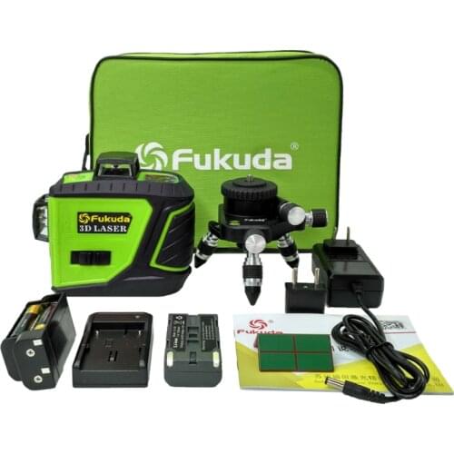 Fukuda MW-93T 360 Degree Multipurpose Leveling Tool Cheap Cross Green 3d Laser Level tool
