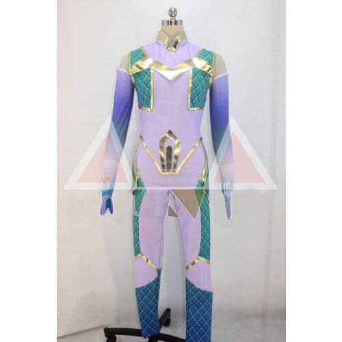 Customize Overwatch Lena Oxton Tracer Skin 2018 Atlantic All-Stars Cosplay Costume Outfit