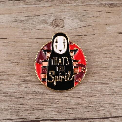 LT455 Japanese Comics Anime Icons Ghost Figures Enamel Pin Badge Backpack Collar Lapel Jewelry Friends Birthday Gifts