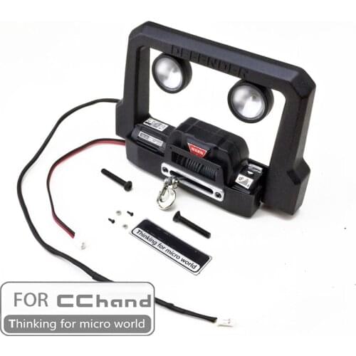 Metal light&winch bumper For CChand 1:10 RC4WD D90