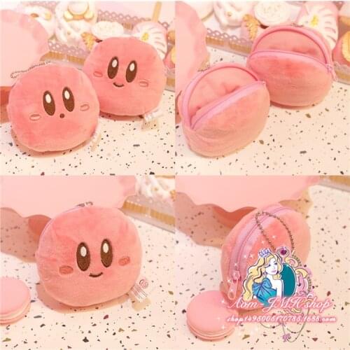 Cute cartoon girl world new star Kirby pendant coin purse, toy bag, handbag, kawaii birthday gift