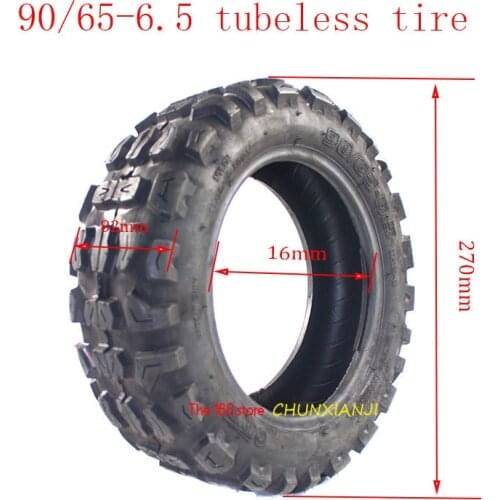 Lightning shipment 90/65-6.5 Pneumatic Tire for Electric Scooter FOR DIY Cross-country tire 90/65-6.5 tubeless /vacuum tyre