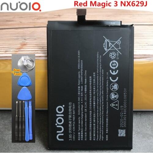 Nubia Original New 5020mAh Li3949T44P6h996644 Battery For ZTE Nubia Red Magic 3 Magic3 NX629J Batteries