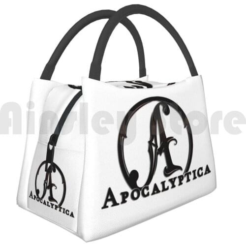 Portable Insulation Bag Epic Logo White And Black Apocalyptica 99Name Epic Logo White And Black