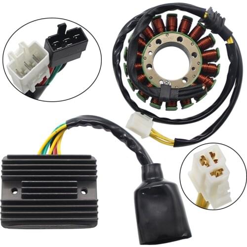 Motorcycle Voltage Regulator Rectifier+Ignition Magneto Stator Coil For Honda VFR800 Interceptor VFR 31600-MBG-306 31120-MBG-D01