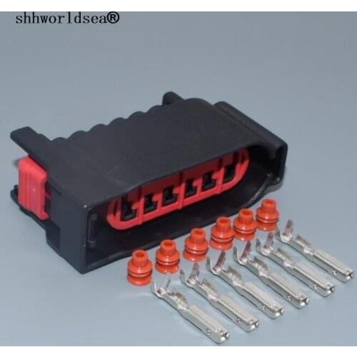Shhworldsea 6pin for Volvo Ford 1.6TDCI Accelerator Throttle Plug Waterproof Automotive Connector E-5509-001