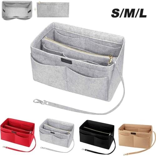 Women Tote Cosmetic Bag Double Zipper Makeup Bag Toiletries Grooming Kit Travel Insert Organizer Handbag Purse