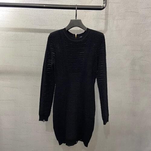 2021 Spring A-Line Party Dress Women Retro Round Neck Slim Long Dress Autumn Short Sleeve Office Lady Dress Vestidos