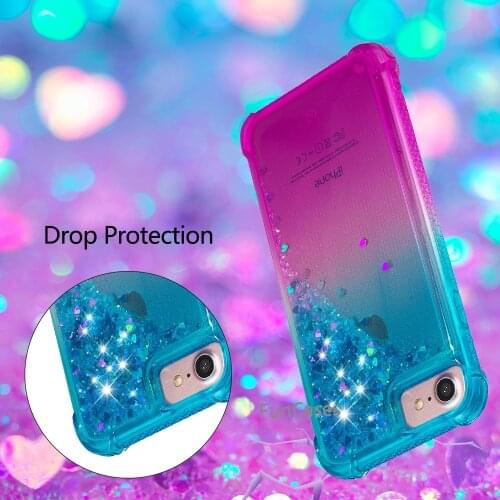 Liquid Glitter Phone Case For Huawei Honor 10 Lite Case Silicone Soft TPU Quicksand BackCover For Coque Huawei P Smart 2019 Case