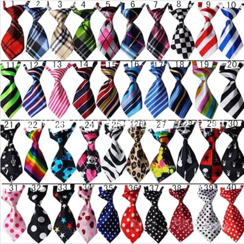 1 piece Adjustable Lovely Dog Cat Bow Tie Neck tie Collar for Dog Cat Puppy Pet Kitty Teddy pet Accessory Random color