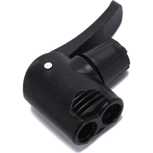 1Pc Bicycle Pump Nozzle Hose Adapter Double Head Pumping Parts Accessories F/V Service A/V Schrader/Presta Valve Converter