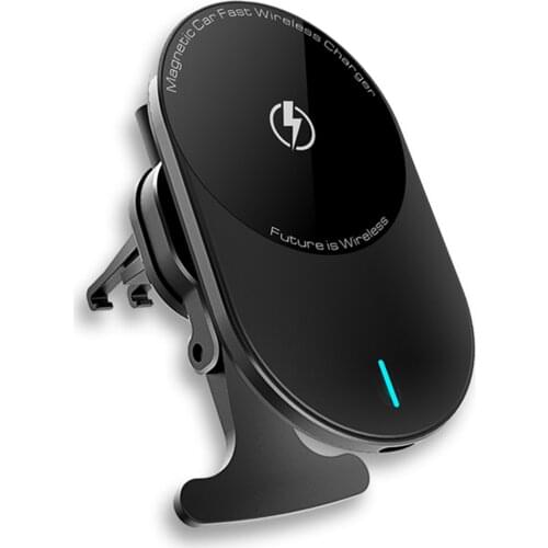 15W Magnetic Wireless Car Charger Holder For IPhone 12 Android Mobile Phone Fast Charging Wireless Charger Car Phone Holder