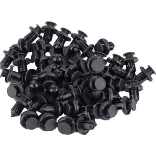 50Pcs 10mm Auto Car Bumper Clips Retainer Fastener Rivet Door Panel Fender Liner For Honda hot selling