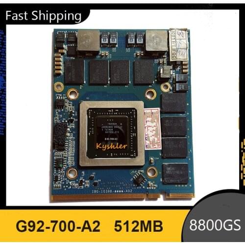 8800MGS 8800M Graphics Video VGA Card 512MB G92-700-A2 for Apple iMac 24" A1225 VGA Card 661-4664 2008 Year Fully Tested