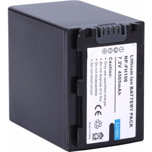 Probty NP-FH100 NP FH100 Battery for Sony DCR-DVD405 407E 408 410E 450 602E 650E DCR-HC96 DCR-SR85 HDR-HC9 HDR-UX20 HDR-SR12