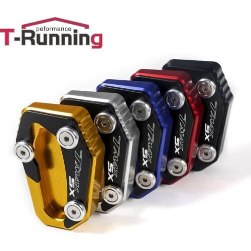 Motorcycle Accessory CNC Foot Side Stand Enlarge Pad Kickstand Extension For Yamaha T-MAX 530 Tmax 530 TMAX SX DX 2017-2020