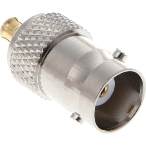 BNC Female Jack to MCX Male Plug Straight RF Coax Coaxial Connector Adapter