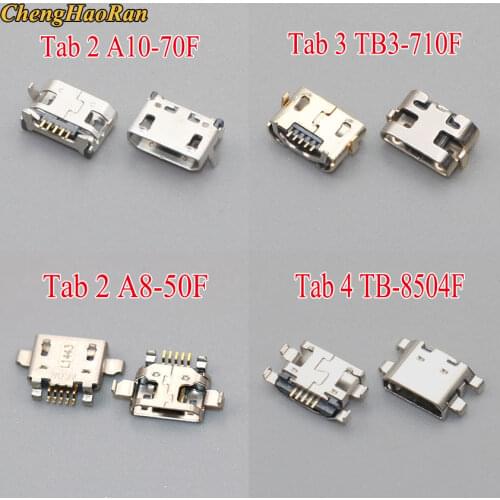 ChengHaoRan 10pcs Mini Micro USB Charging Socket Port Connector Jack For Lenovo Tab 2 A10-70F ZA00 / TAB 4 8"TB-8504F TB-8504X
