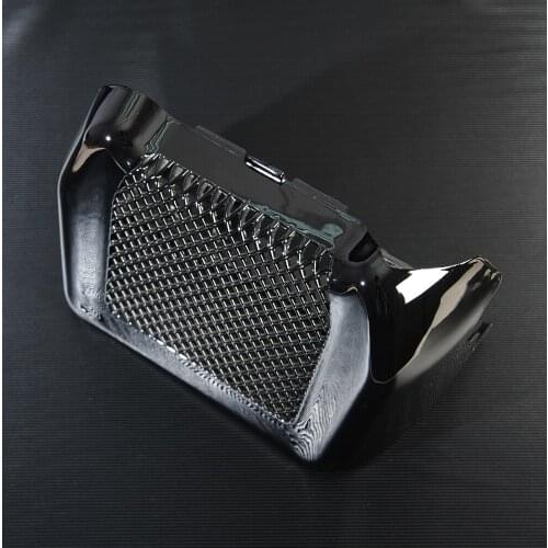 Black Oil Cooler Outer Cover Case For Harley Street Glide Road King FLHR 2017-2018