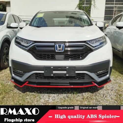 For Honda CRV Body kit spoiler 2021-2022 For C-RV ABS Rear lip rear spoiler front Bumper Diffuser Bumpers Protector